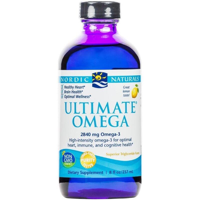 Nordic Naturals Ultimate Omega 2840mg Lemon Flavor - 237 ml.