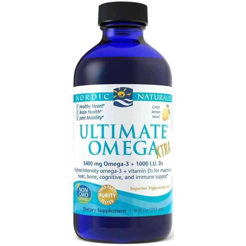 Nordic Naturals Ultimate Omega Xtra 3400mg Lemon - 237 ml.