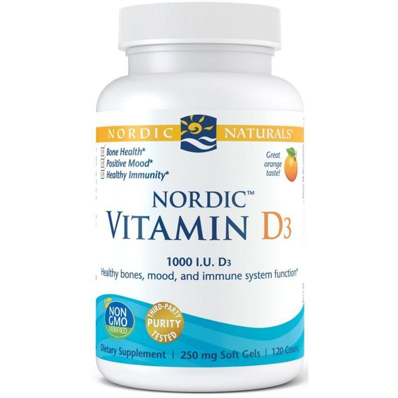 Nordic Naturals Nordic Vitamin D3 120 softgels