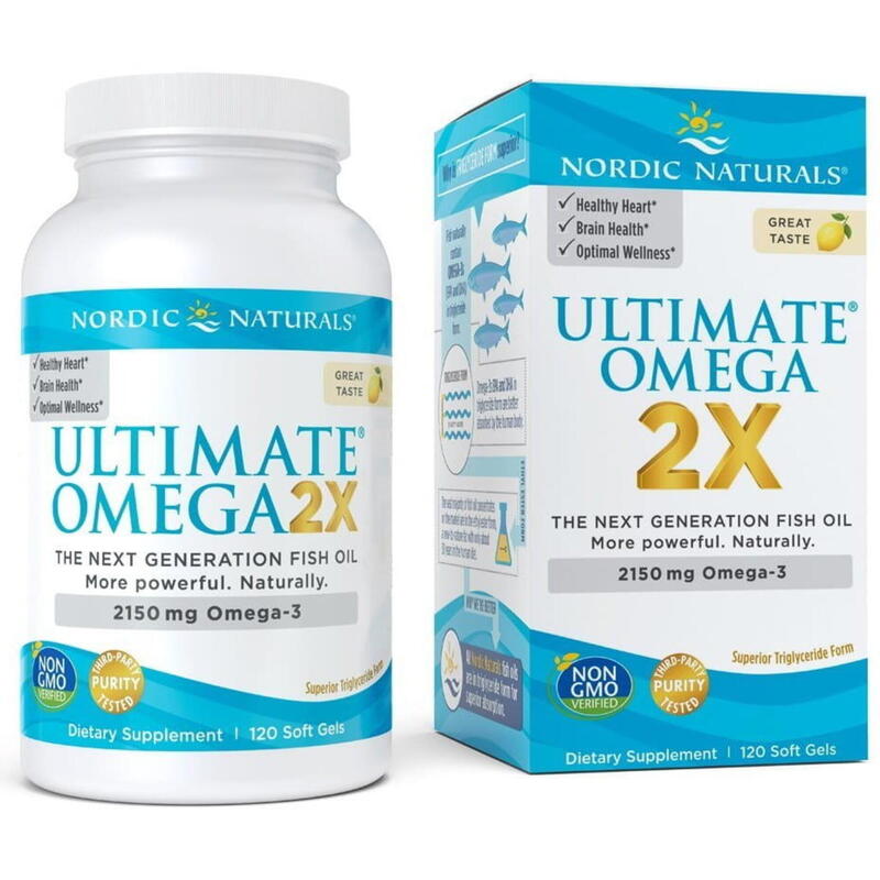 Nordic Naturals Ultimate Omega 2X 120 softgels 2150mg Lemon