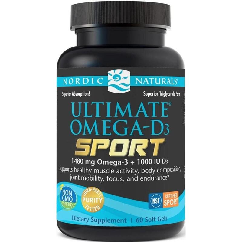 Nordic Naturals Ultimate Omega-D3 Sport 60 softgels