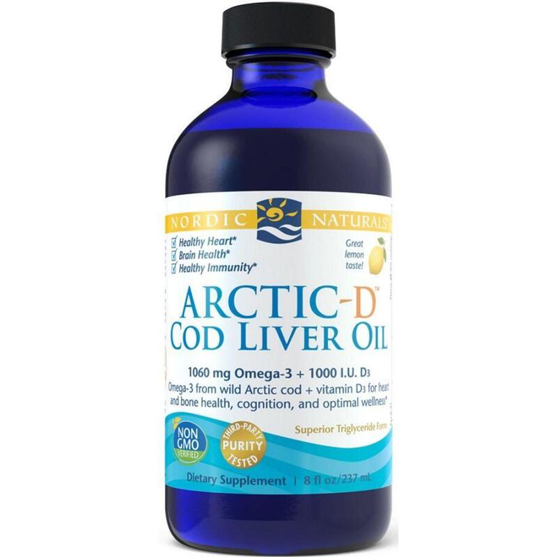 Nordic Naturals Arctic-D Cod Liver Oil 237 ml.