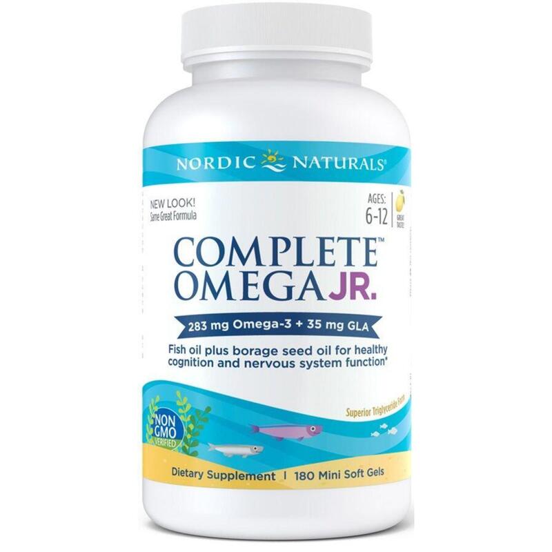 Nordic Naturals Complete Omega Junior 283mg Lemon - 180 softgels