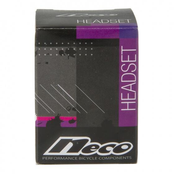 Neco halfcartridge ahead balhoofdstel 1 inch zwart