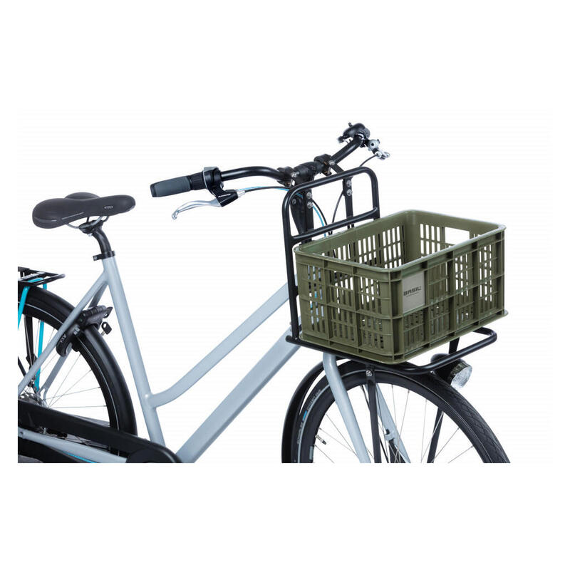 Basil fietskrat s - klein - 17.5 liter - groen