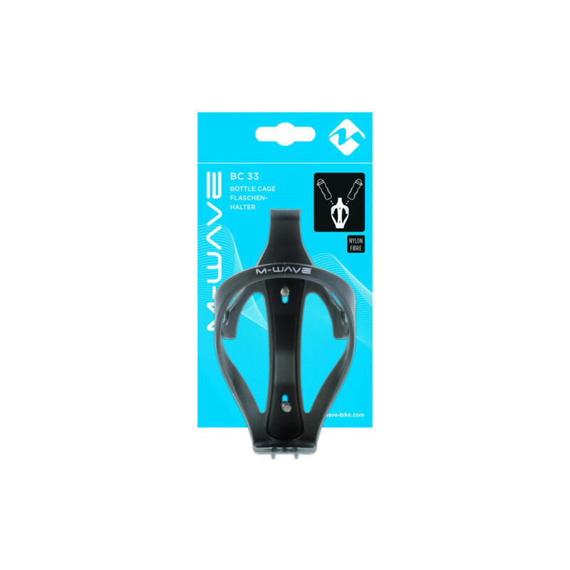 M-Wave Porte-bouteille BC33 75 mm Nylon Noir