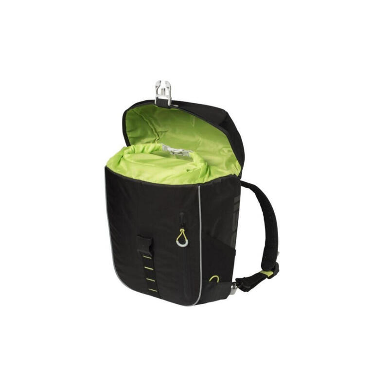 BASIL Sac de rangement individuel"Miles" - noir/citron vert