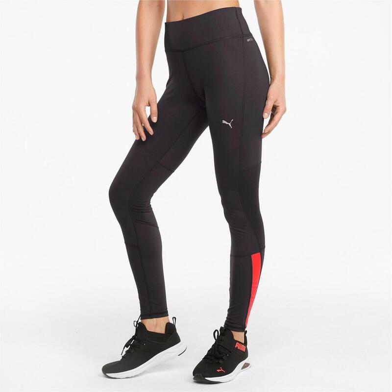 Puma Run Favorite Reg Rise Full Tight, Czarny