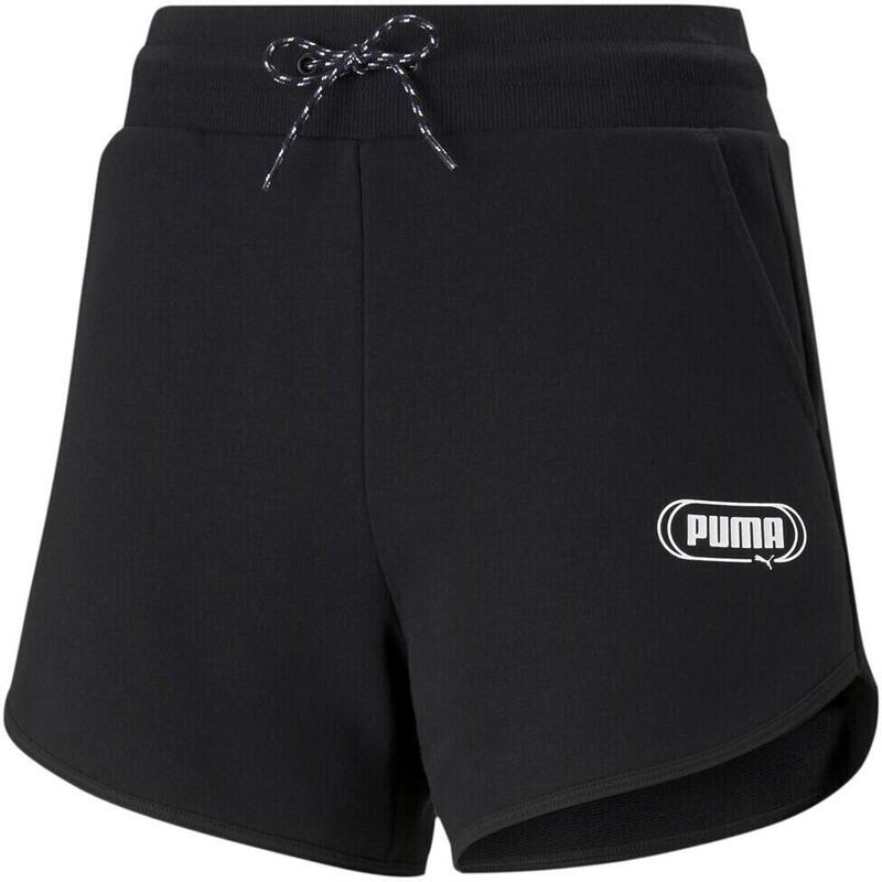 Korte broek Puma Rebel 4", Zwart, Dames