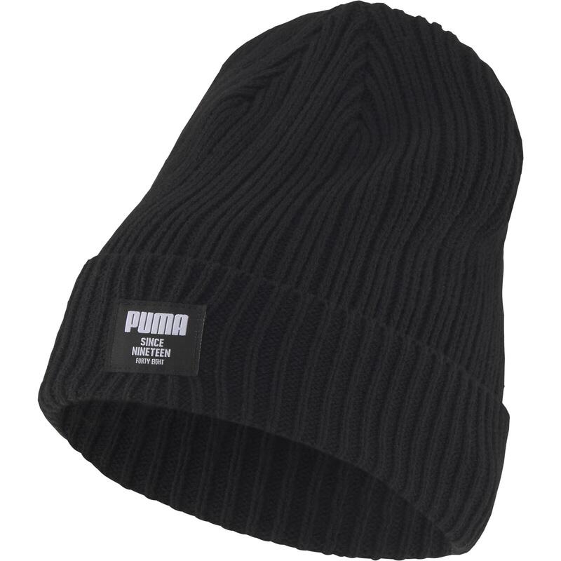 Gorro Puma Classic Ribbed Beanie, Negro, Unisexo