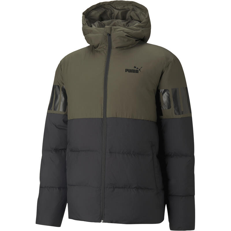 Chaqueta Puma Essentials+ CB Down, Verde, Hombre