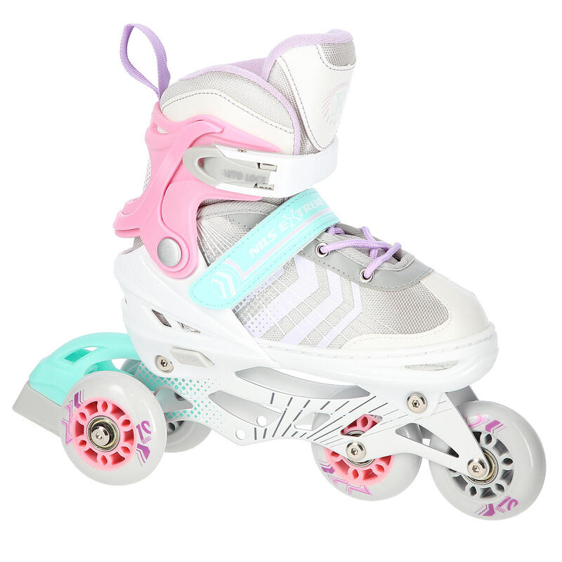 Nils Extreme NH18192 4-in-1 inline skates met verwisselbare kunstschaatsen