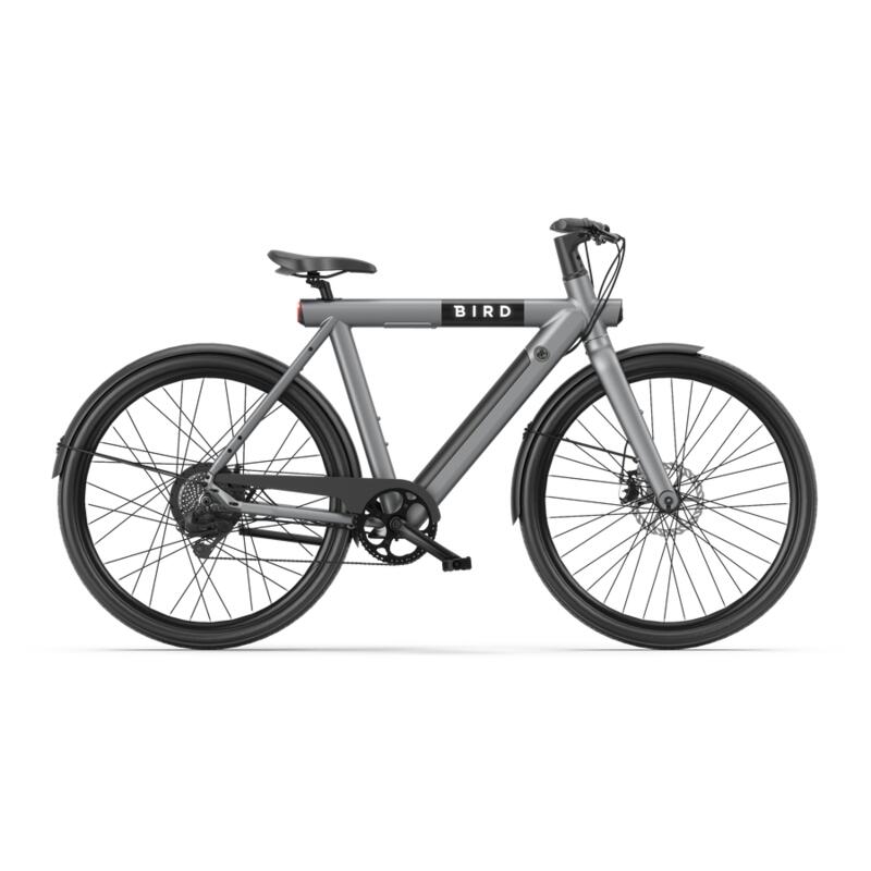 Vélo électrique Bird Bike - Homme - Shimano 7 vitesses - Batterie 364 Wh - Gris