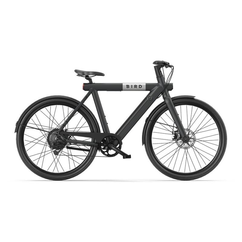 Vélo électrique Bird Bike - Homme - Shimano 7 vitesses - Batterie 364 Wh - Noir