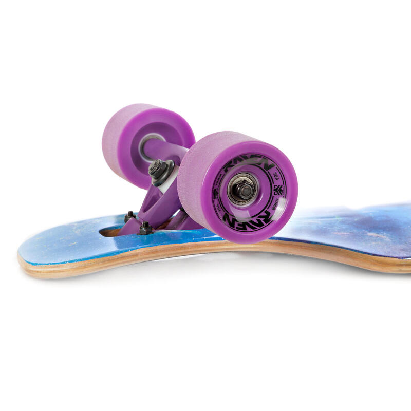 Skateboard Longboard ABEC9 Spectrum Lila