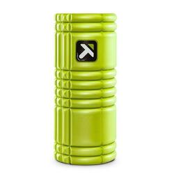 GRID massageroller groene foam roller voor zelfmassage met harde kern en holtes