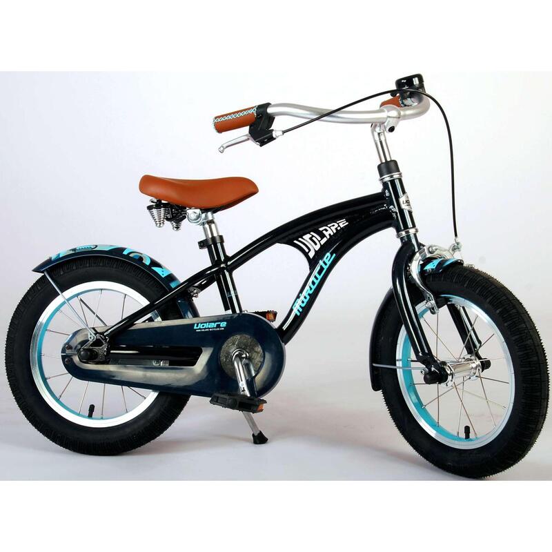 Vélo pour enfants Volare Miracle Cruiser - Garçons - 14 pouces - Matt Blue