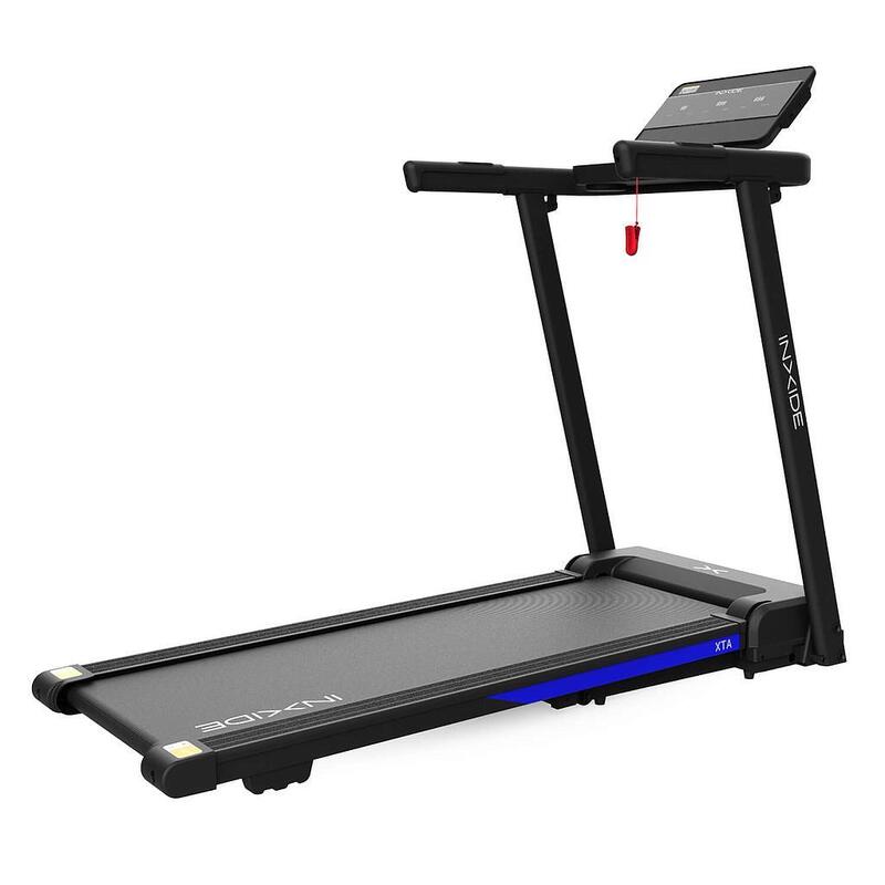 Tapis de course pliable avec écran LED, MP3, 9 programmes, 14 km/h