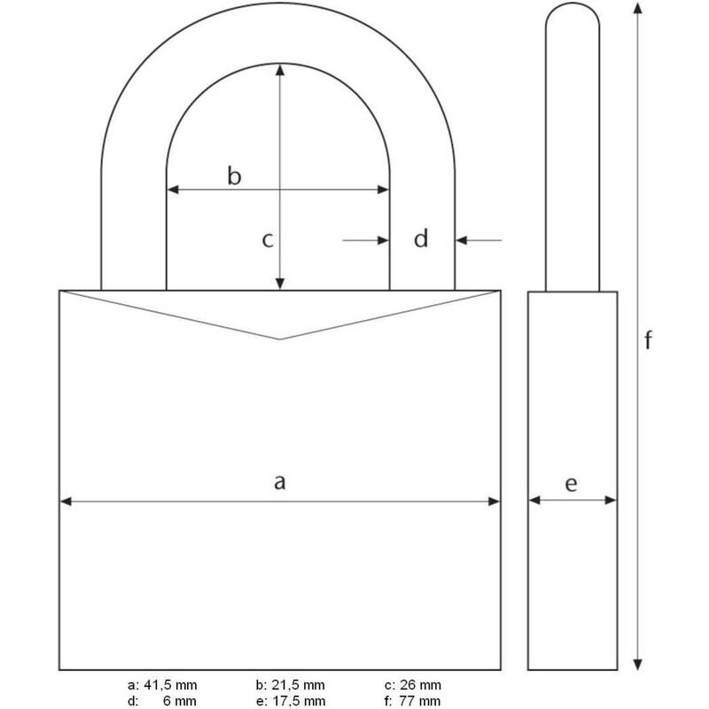 ABUS Cadenas antivol à combinaison 3 Chiffres - 145 / 40 mm