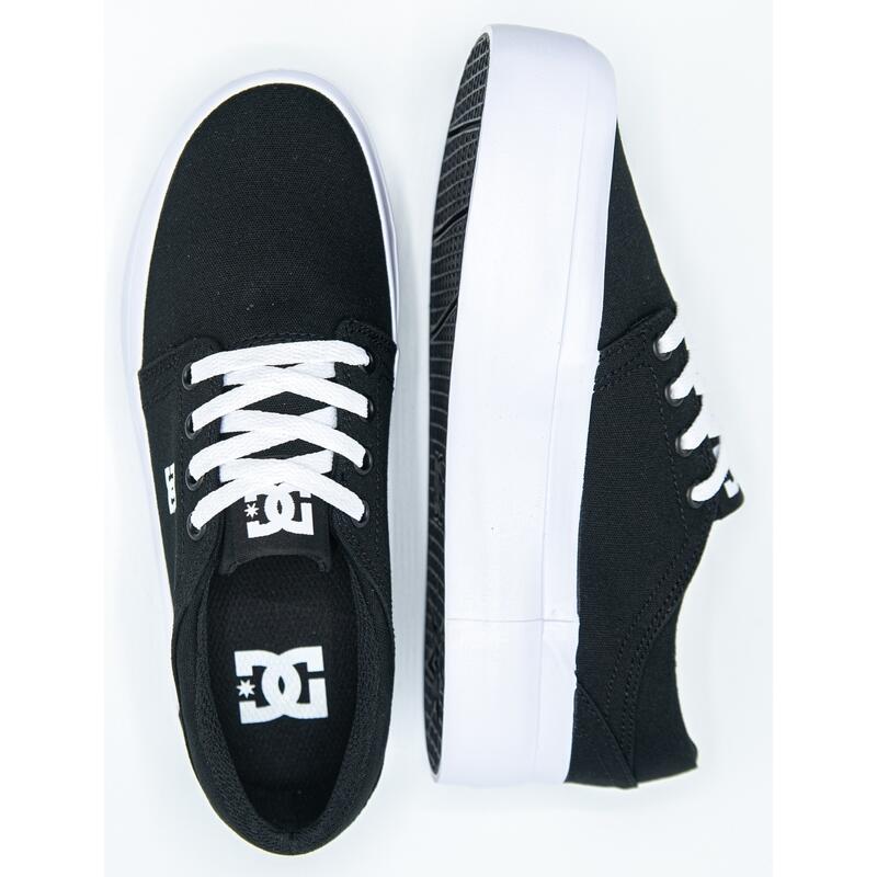 Tenisi femei DC Shoes Trase Platform, Negru