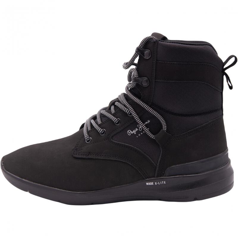 Bakancs Pepe Jeans Wade Combat, Fekete, Férfiak