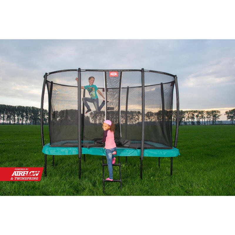 Afdekhoes Extra 280 cm groen voor rechthoekige trampoline