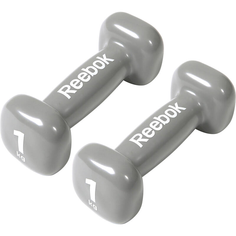 Set Sollevamento Pesi, Dumbbell, Grigio