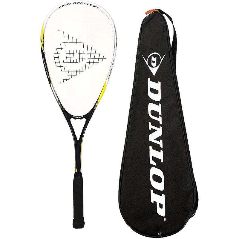 wapen begroting Omzet Dunlop Nanomax Ti Lite Squash Racket, includes Protective Cover DUNLOP -  Decathlon