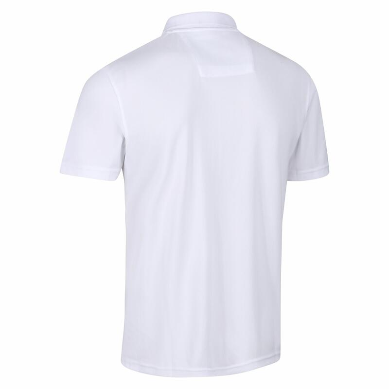 Maverik V Kurzärmeliges Walking-Poloshirt für Herren - Weiß