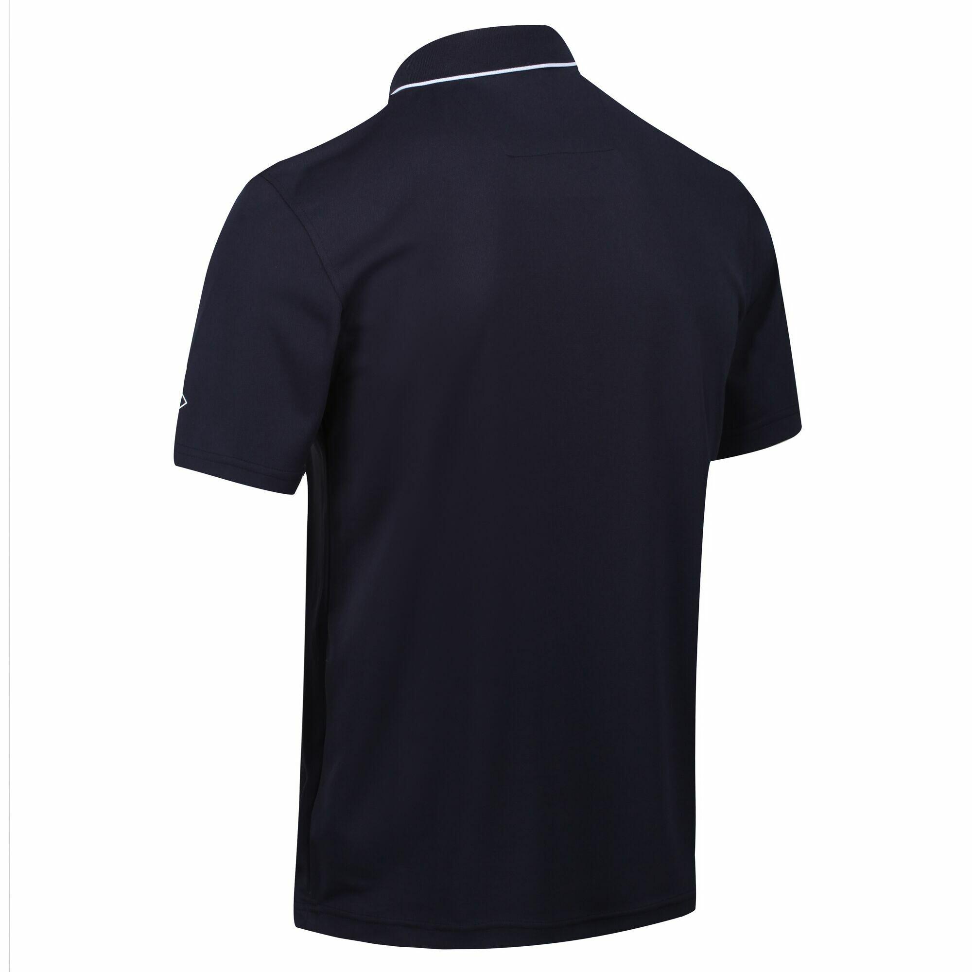 Maverik V Men's Fitness Short Sleeve Polo Shirt - Navy 6/7