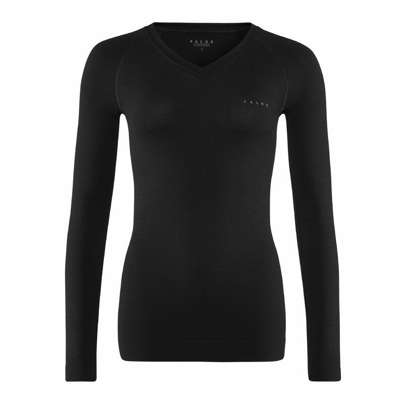 Damen Langarm-T-Shirt Falke Wool-Tech Light