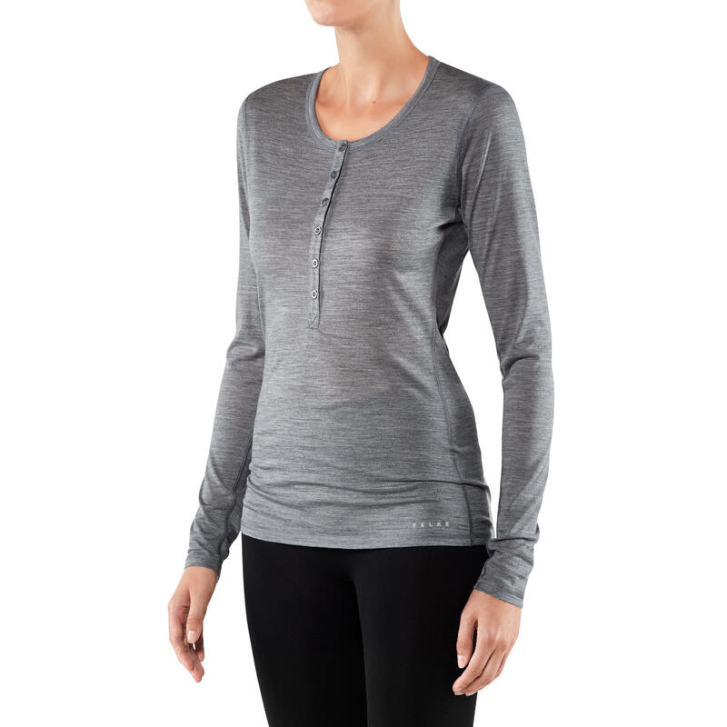 Langarm-T-Shirt für Frauen Falke Silk-Wool