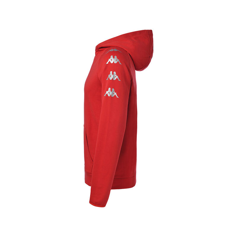 Sudadera con capucha niÃ±os unisex Kappa Diano 31153nw-005 en color rojo