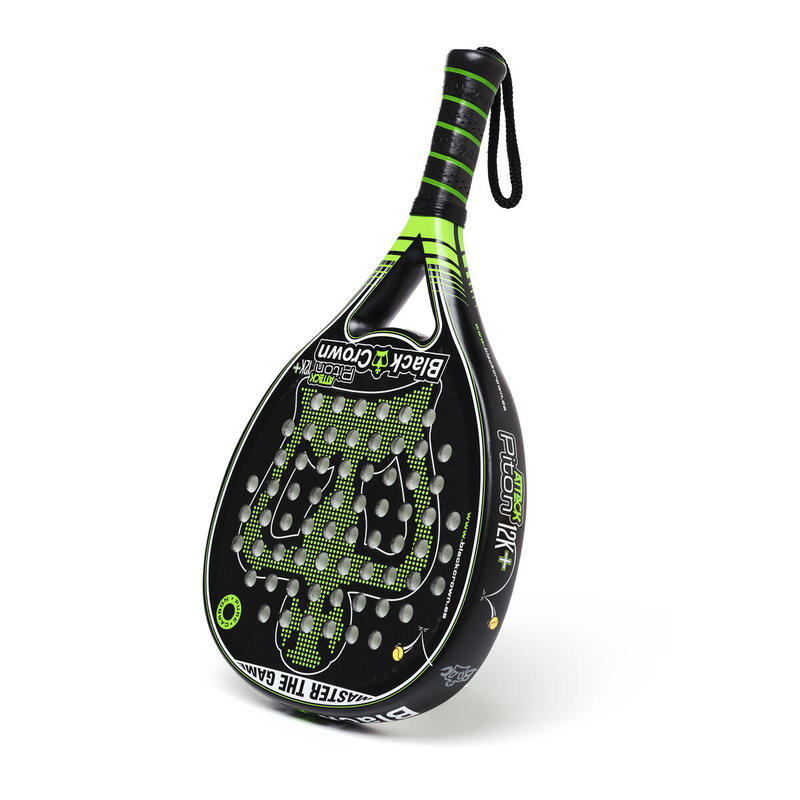 Raquete de Padel Ataque da Coroa Negra Piton 12k+