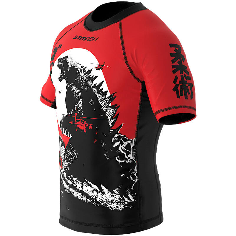 Rashguard do MMA z krótkim rękawem męski Smmash Zilla