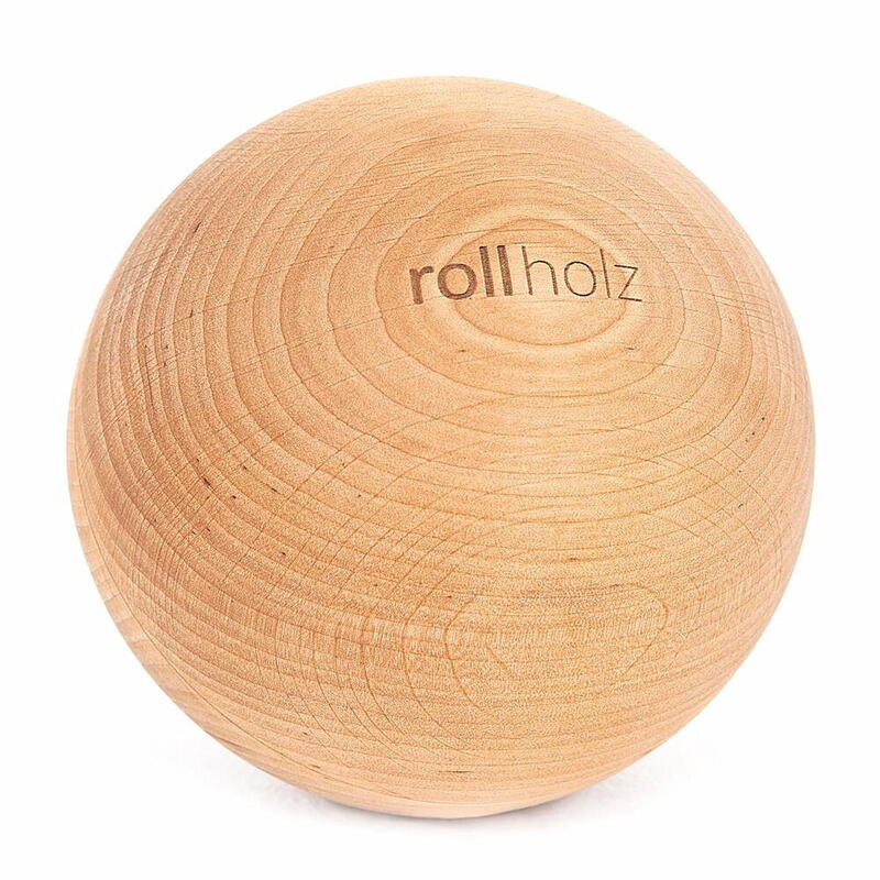 Faszienball 10 cm Kugel Erle aus FSC zertifiziertem Holz - ROLLHOLZ