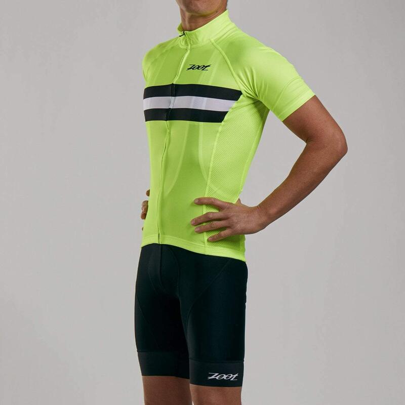 Maillot de cyclisme Hommes Core + Cycle Jersey - Safety Yellow ZOOT