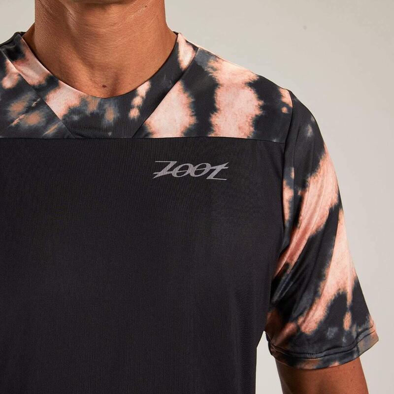 Camiseta Ciclismo manga corta Hombre ZOOT RECON BLEACHED Negro