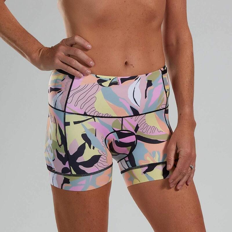 Fond de triathlon Femme LTD 6" Short de triathlon à compression rembourrée -