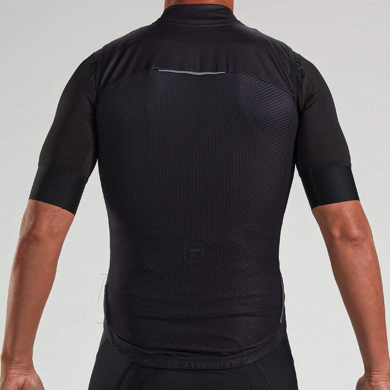 Chaleco Ciclismo con cremallera Hombre ZOOT ELITE Negro