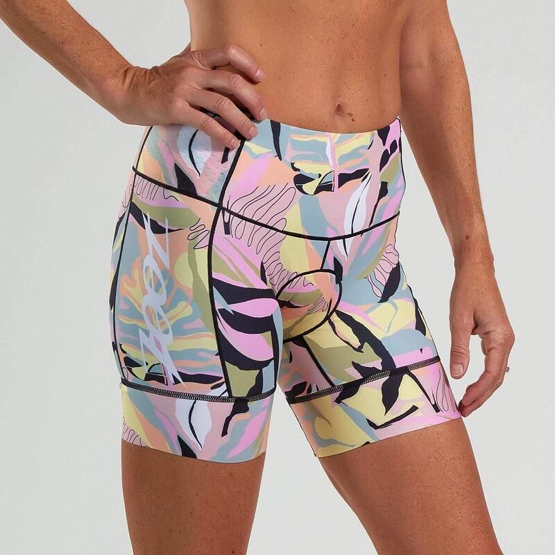 Fond de triathlon Femme LTD 6" Short de triathlon à compression rembourrée -