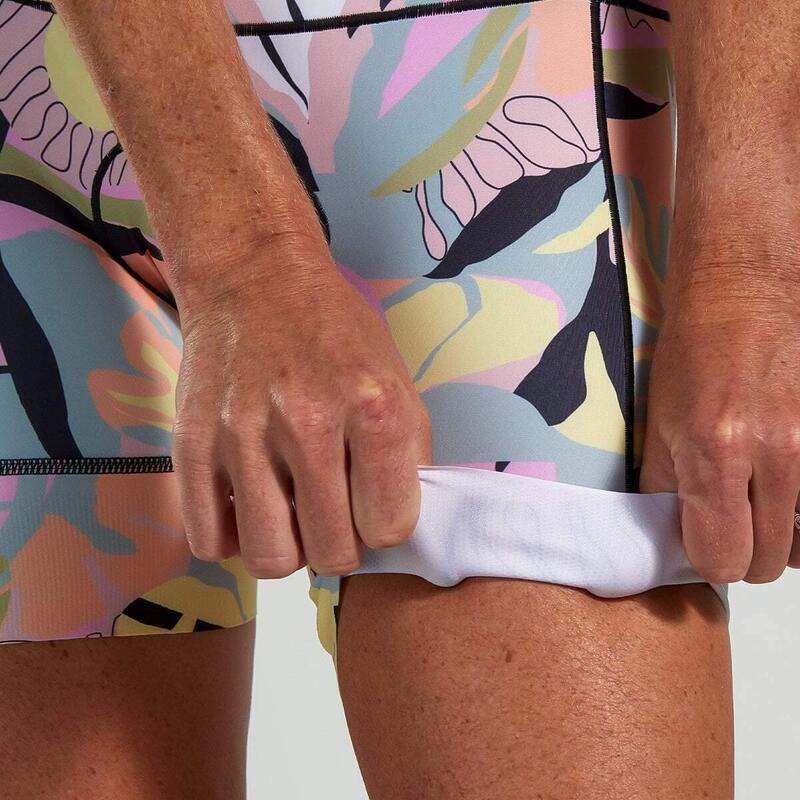 Mujer LTD 6" Pantalones cortos de triatlón de compresión acolchados - Mahalo ZOO