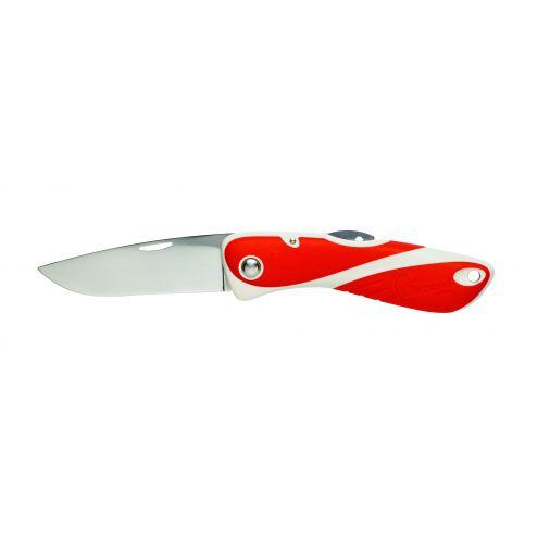 Coltello Aquaterra lama singola liscia - WICHARD rosso/bianco