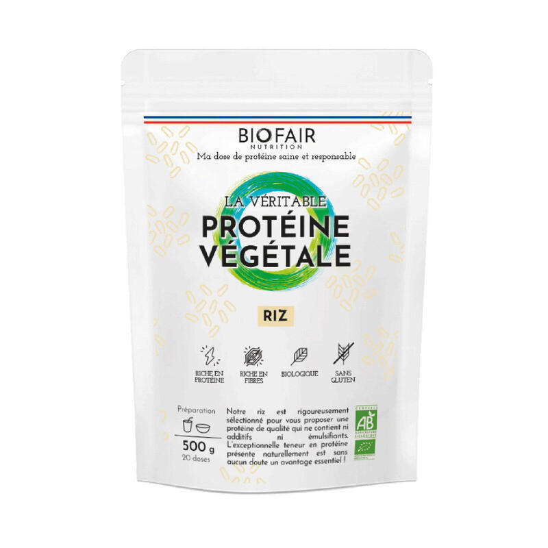 La véritable protéine végétale bio - Riz brun | 500g