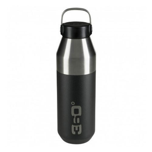 Vacuum Insulated Stainless Narrow Mouth Water bottle - 750ml Black