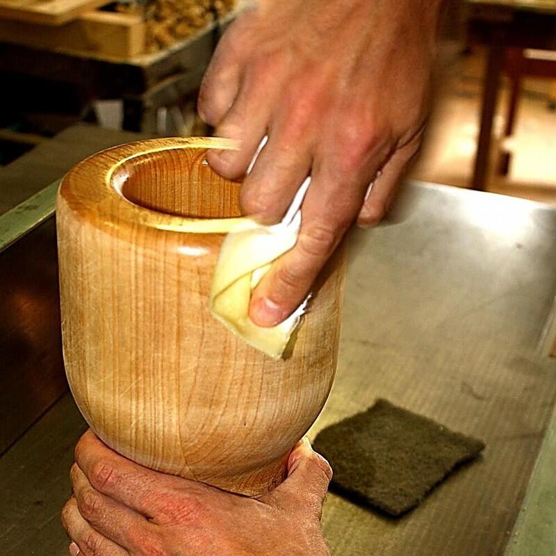 Pflegeset 3-teilig für Holzprodukte schleifen & ölen - ROLLHOLZ