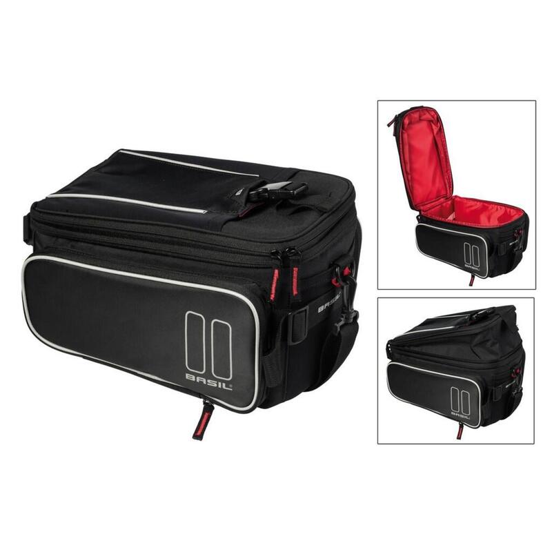 Fietstas Sport Design Commuter Bag 18 liter 31 x 18 x 31 cm - zwart