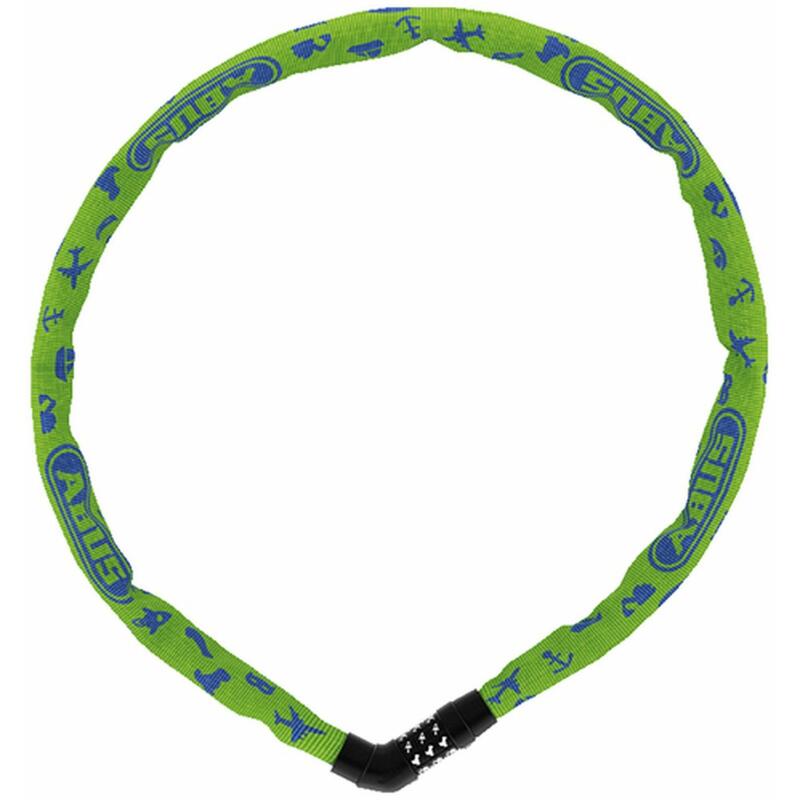 Steel-O-Chain 4804C/75 - Símbolo Kids Learning Lock - Verde