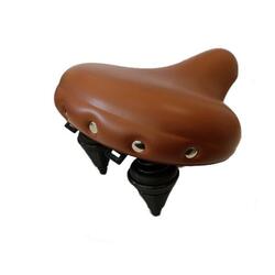 Selle Comfort Saddle Retro XL Brown, sans écharpe (emballage d'atelier)
