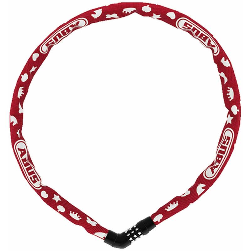 Steel-O-Chain 4804C/75 - Symbool kinderslot - Rood